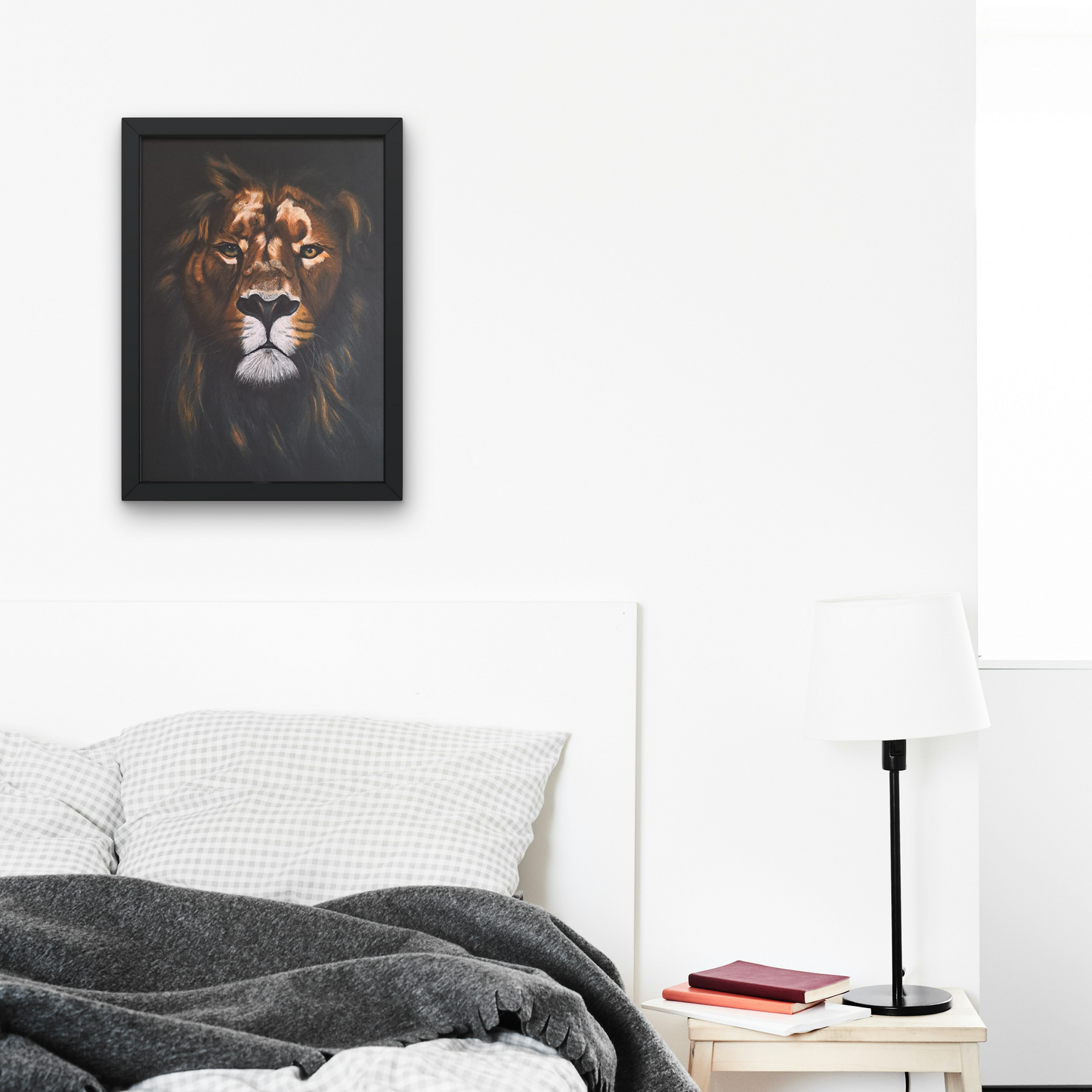 King Of All Animals Framed Canvas Print
