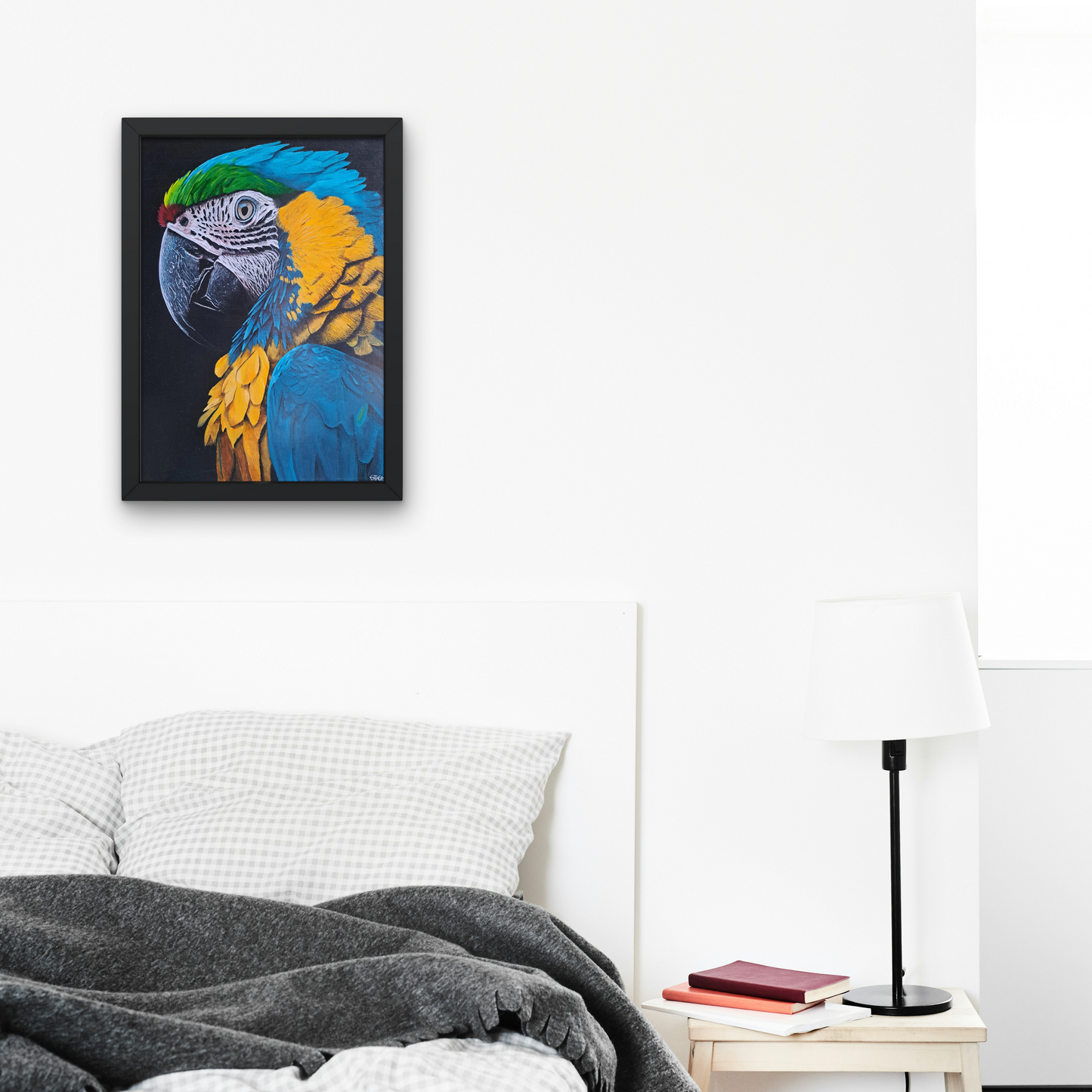 Tropical Majesty Framed Canvas Print