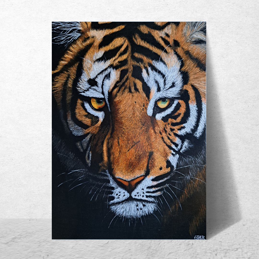Eye of the Tiger Poster Print