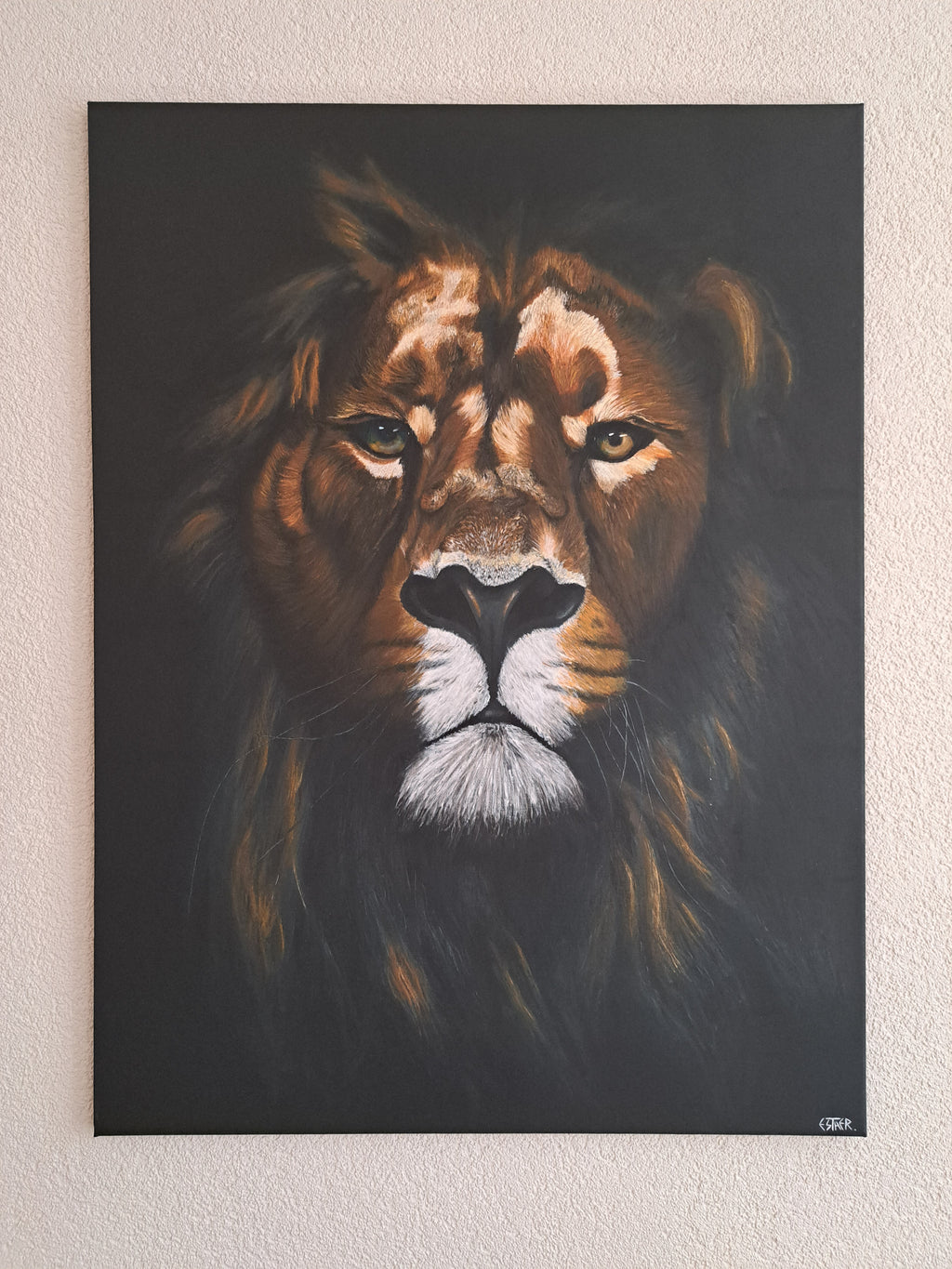 king of all animals original painting