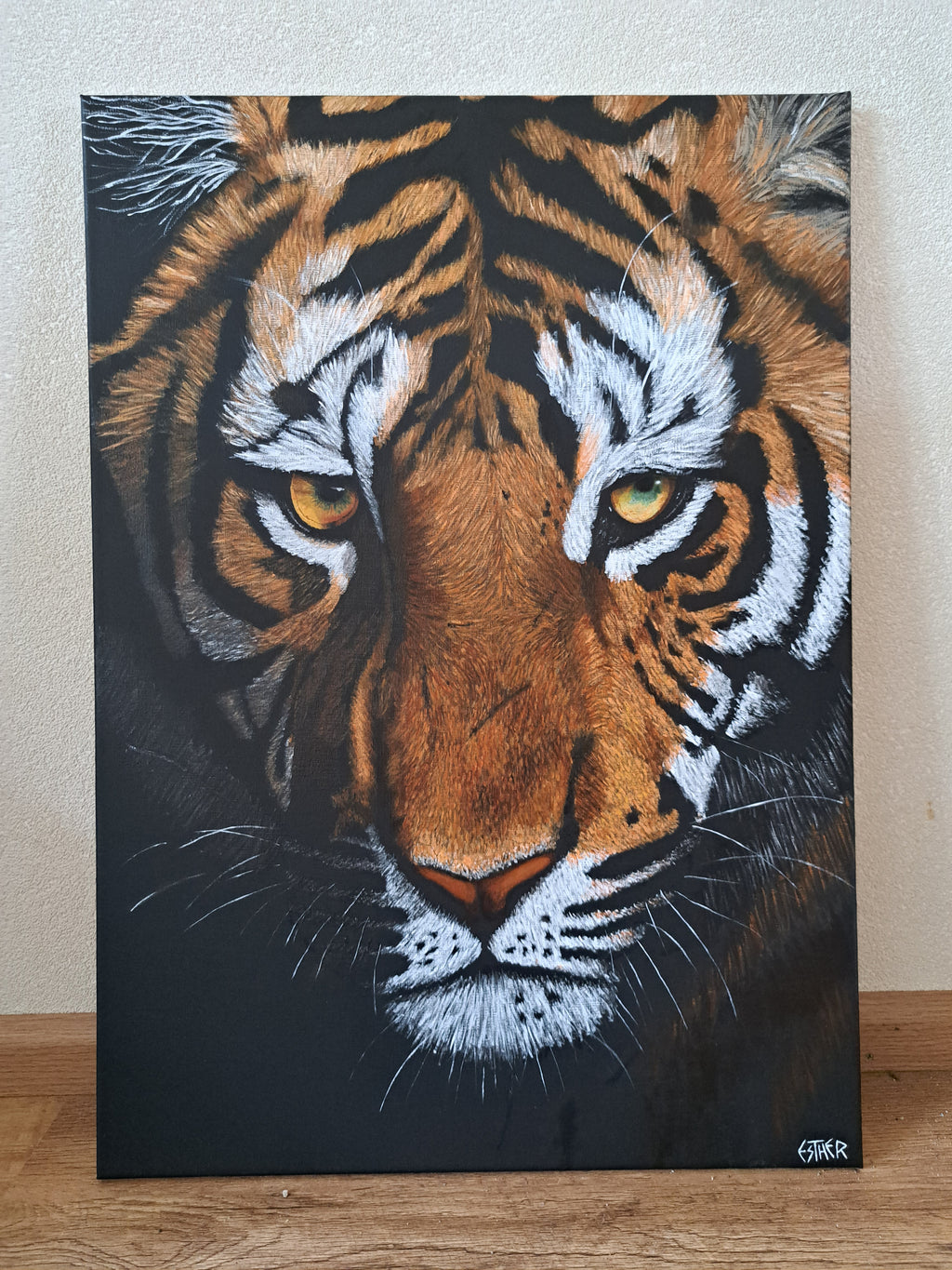 eye of the tiger original painting