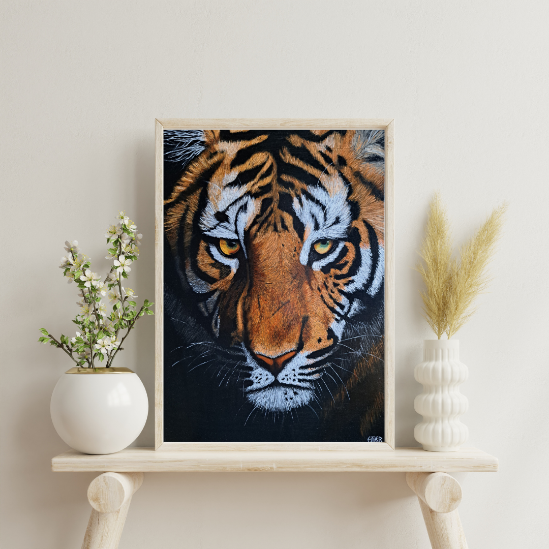 Eye of the Tiger Poster Print