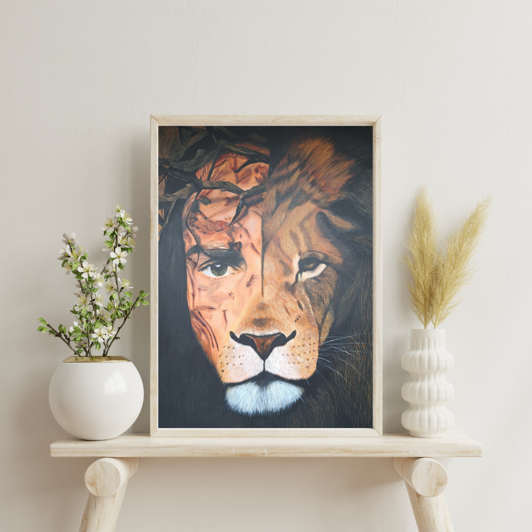 Lion and the Lamb Poster Print