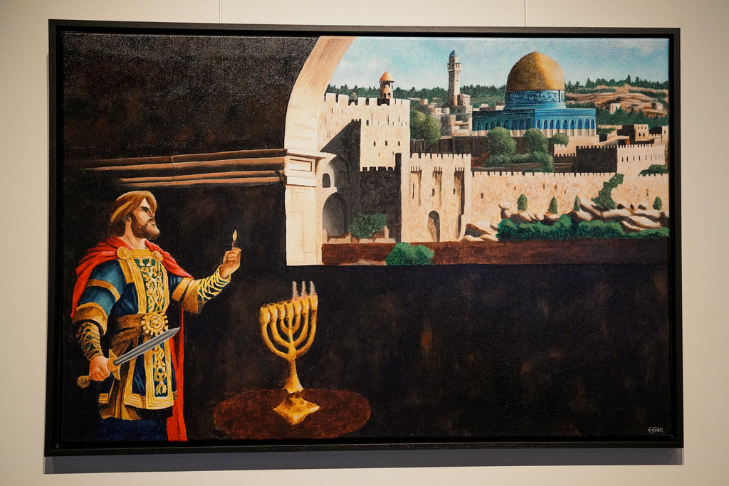 Light within the Temple original painting