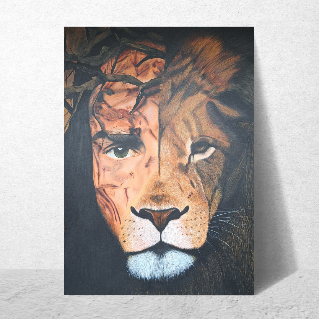 Lion and the Lamb Poster Print