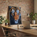Eye of the Tiger Poster Print