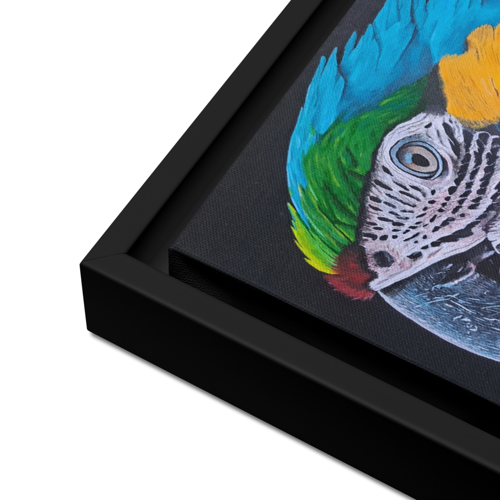 Tropical Majesty Framed Canvas Print