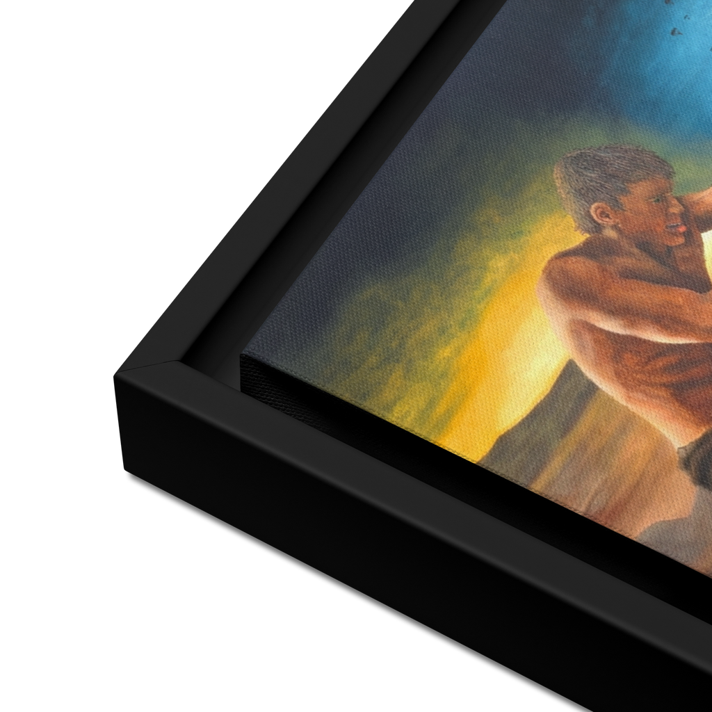 Operation Rescue framed canvas