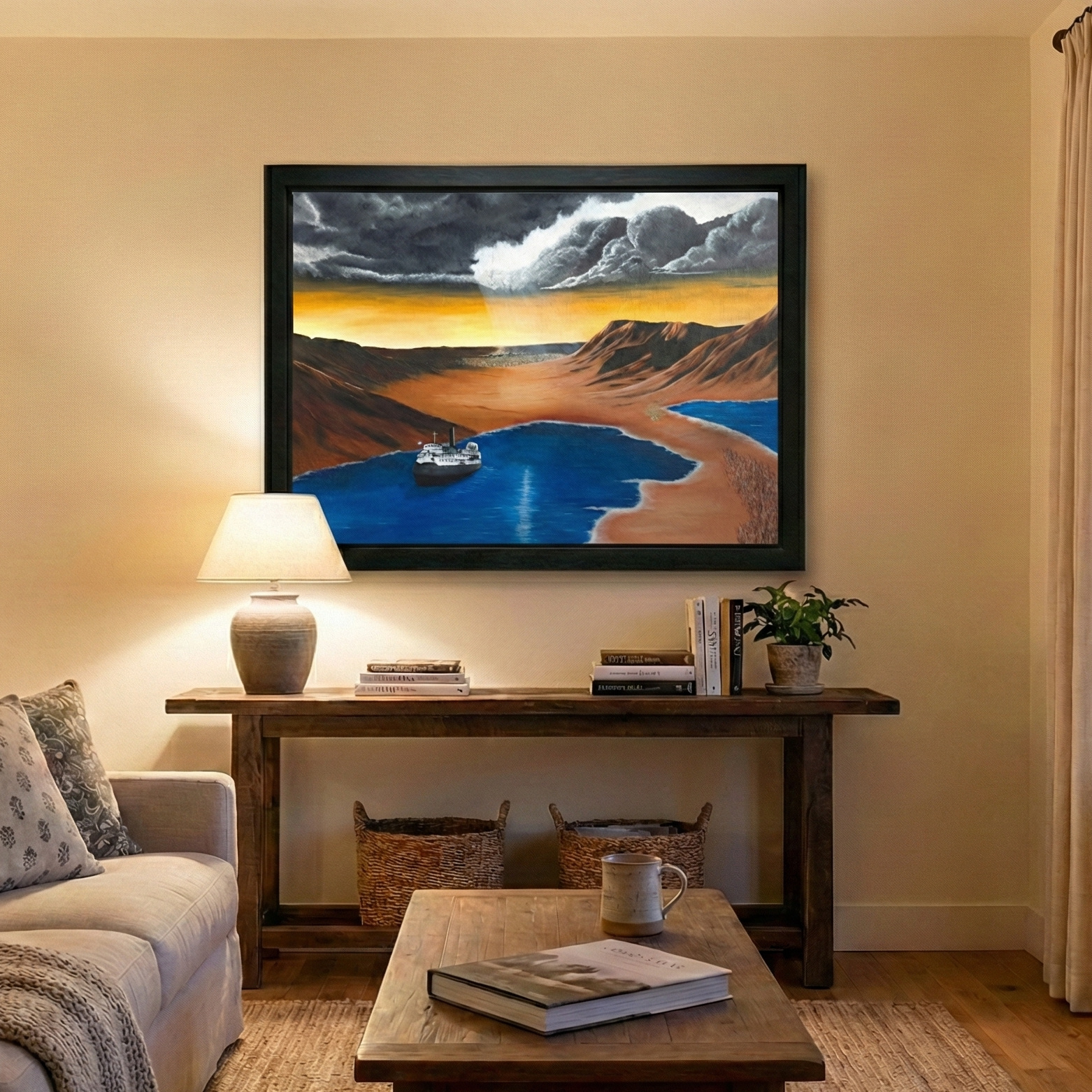 The Eternal Homecoming Framed canvas