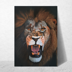 Screaming Lion Poster