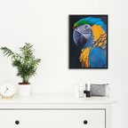 Tropical Majesty Framed Canvas Print