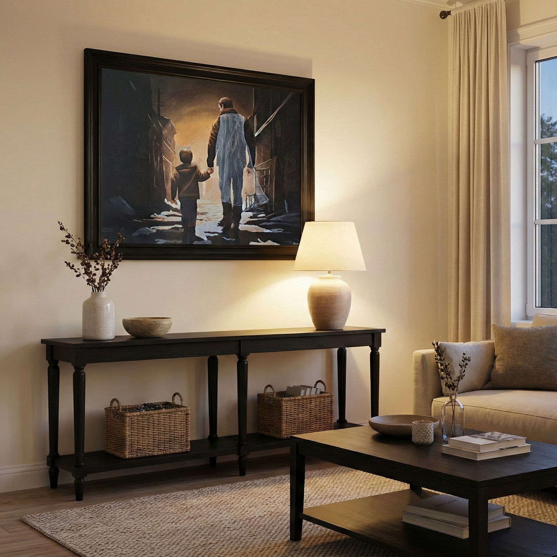 Unsung Hero Framed Canvas Print